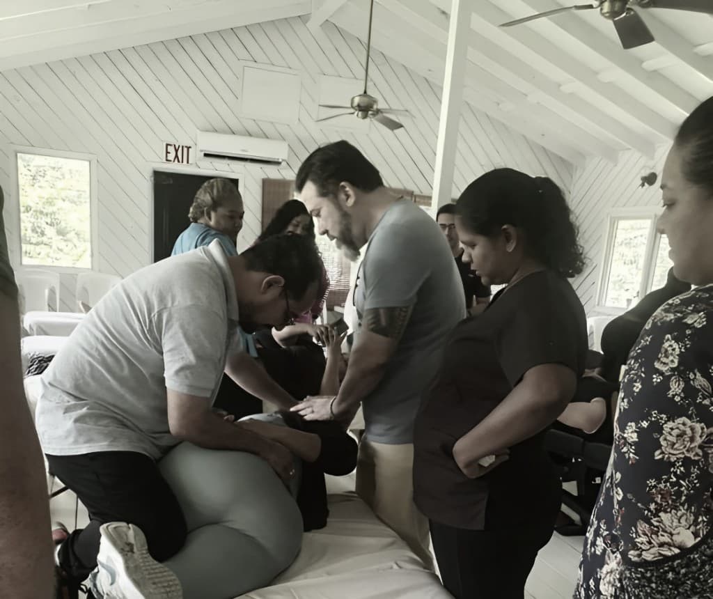 Hands-on chiropractic training